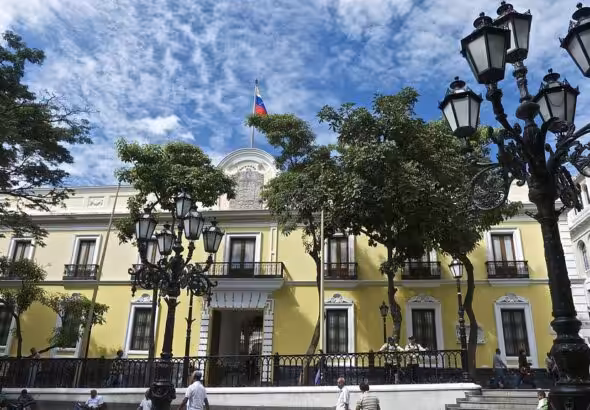 Casa Amarilla, headquarters of the Foreign Affairs Ministry of Venezuela, in Caracas, Venezuela. File photo.