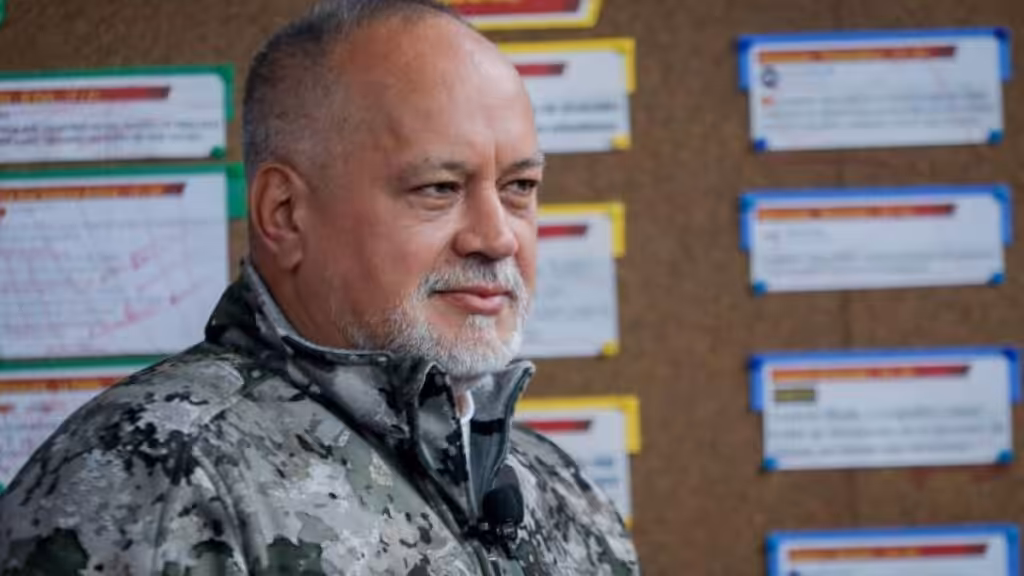 PSUV leader and Venezuelan National Assembly Deputy Diosdado Cabello in his TV program Con el mazo dando. Photo: Con el mazo dando.