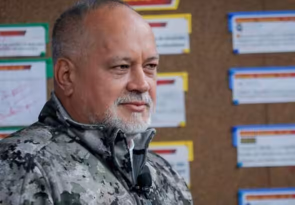 PSUV leader and Venezuelan National Assembly Deputy Diosdado Cabello in his TV program Con el mazo dando. Photo: Con el mazo dando.