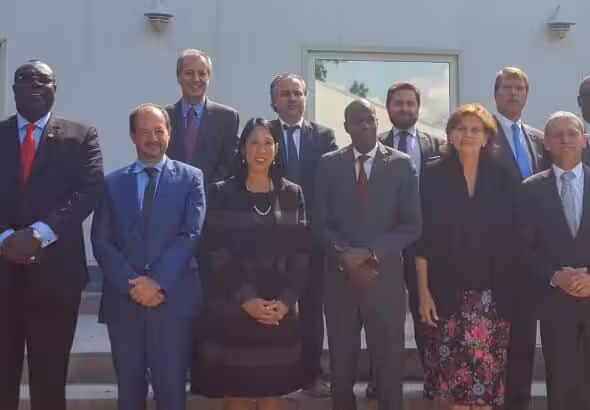 Late Haitian ruler, Jovenel Moïse, during a meeting with the Core Group, November 7, 2018. Photo: Twitter/@USEmbassyHaiti.