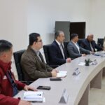 Venezuelan Minister of Petroleum Tareck El Aissami escorted by the new PDVSA board of directors after the swearing-in ceremony this Monday, January 9, 2023. Photo: PDVSA.