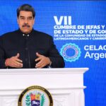 Venezuelan President Nicolas Maduro during his message to the CELAC 7th Summit in Buenos Aires. Caracas, January 24, 2023. Photo: Venezuela Presidential Press.