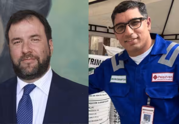 Yván Gil, the new Venezuelan minister for foreign affairs (left), and Pedro Rafael Tellechea, the new president of PDVSA (right). Photo composition: Orinoco Tribune.