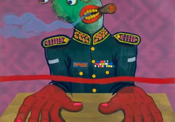 Pathy Tshindele (Democratic Republic of the Congo), Untitled, 2016. Photo: Tricontinental.