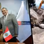 CIA veteran and US ambassador in Peru, Lisa Kenna, with the country's mining minister, on January 18, 2023. File photo.