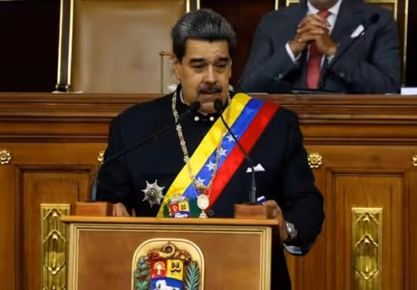 President Nicolás Maduro delivers a report on Venezuela's economy. Photo: Presidential Press.