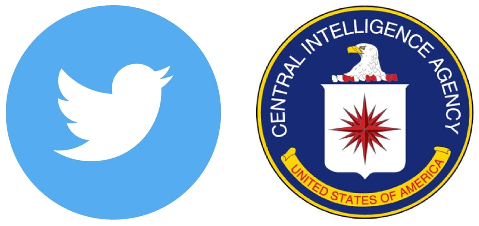 Logos of Twitter (left) and CIA (right). Photo composition by Orinoco Tribune.