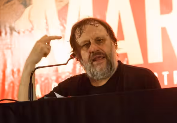 Slavoj Žižek, Slovenian philosopher, a favorite of Western academia. File photo.