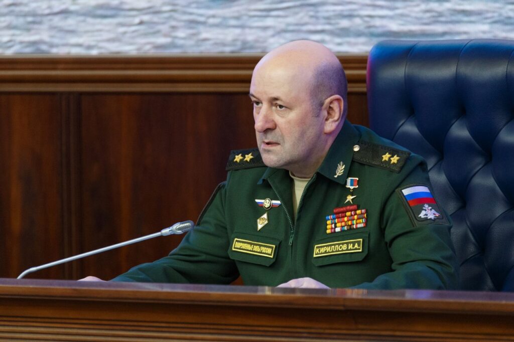 Chief of Russian Radiation, Chemical, and Biological Protection Force Igor Kirillov. Photo: TASS.