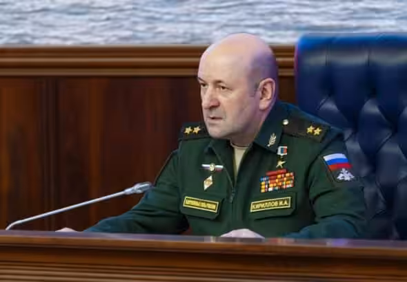 Chief of Russian Radiation, Chemical, and Biological Protection Force Igor Kirillov. Photo: TASS.