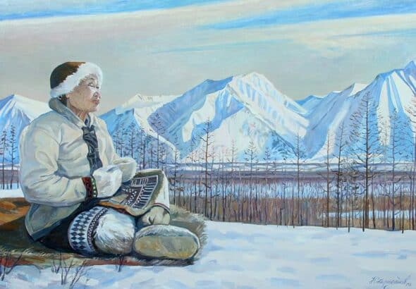 Spiridonov Yuri Vasilyevich (Sakha), Landlord of the Moma Mountains, 2006. Photo: Tricontinental Institute.