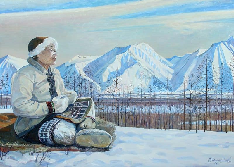 Spiridonov Yuri Vasilyevich (Sakha), Landlord of the Moma Mountains, 2006. Photo: Tricontinental Institute.