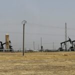 Al-Omar oil field in the eastern countryside of Deir Ezzor. Photo: Hussein Malla/AP.