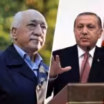 Fethullah Gülen and Recep Tayyip Erdoğan. Photo: Unknown.