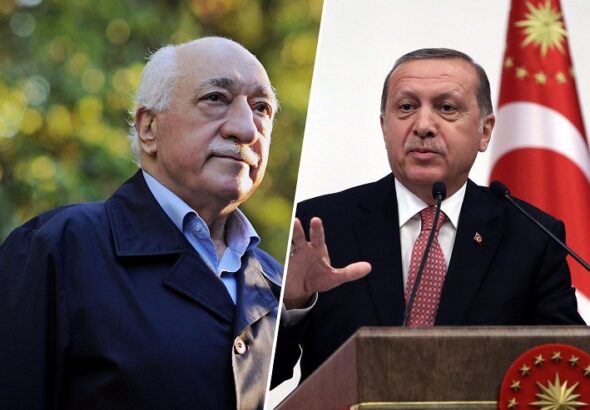 Fethullah Gülen and Recep Tayyip Erdoğan. Photo: Unknown.