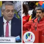 President Alberto Fernández of Argentina (left), and President Nicolás Maduro of Venezuela (right). Photo: MercoPress.