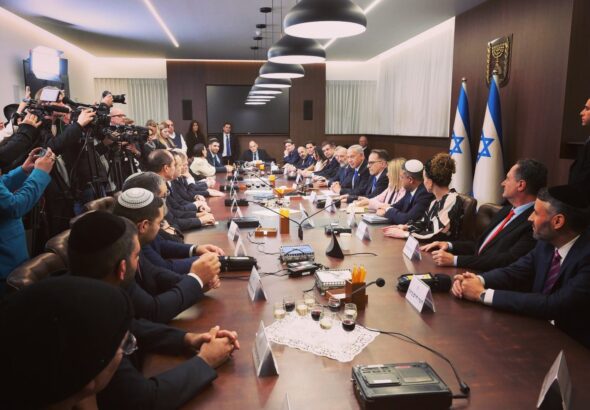 Israel's 37th government. Photo: via Benjamin Netabyahu TW Page.