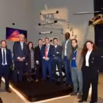 Spanish deputies at an arms factory in Israel. Photo: El Salto.