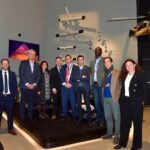 Spanish deputies at an arms factory in Israel. Photo: El Salto.