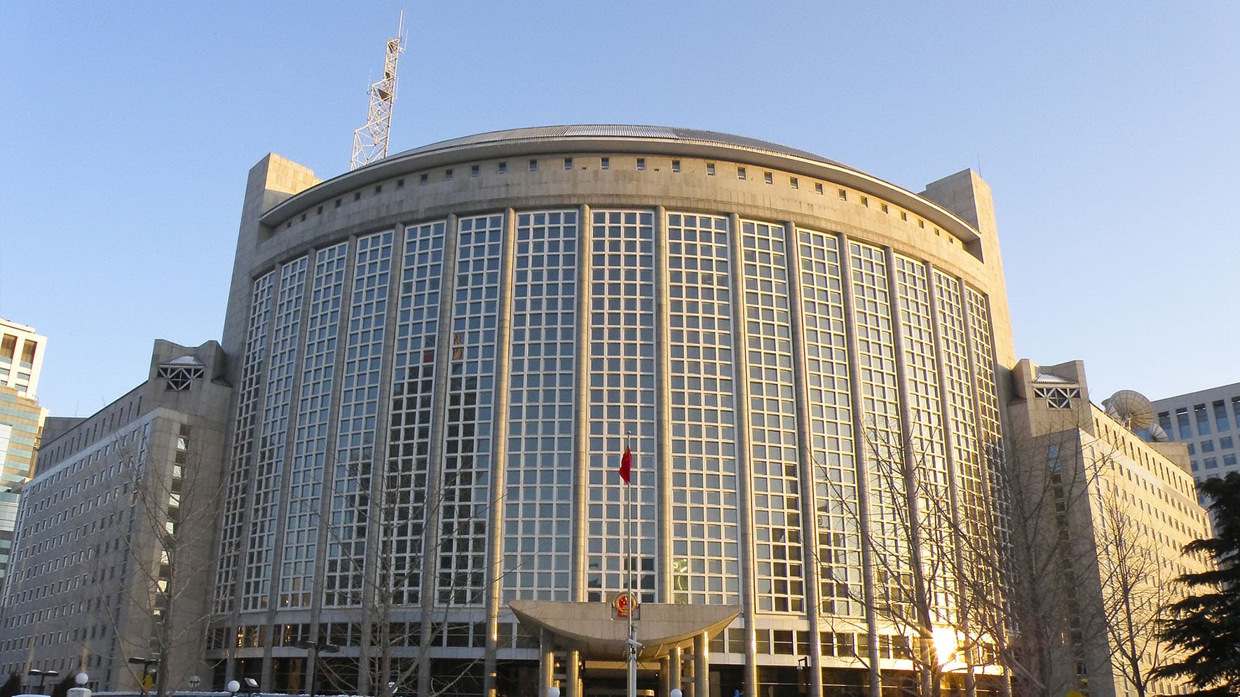 China Foreign Ministry. Photo: File photo.