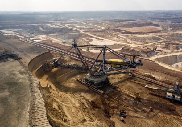 Titanium mine of the public company United Mining and Chemical Company (UMCC) in Ukraine. Photo: UMCC.