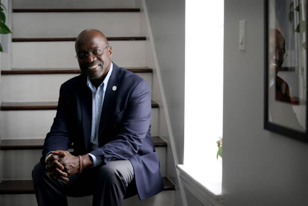 Stephen Were Omamo, Director of the World Food Program in Ethiopia, 2022. Photo: Cary Edmondson/Fresno State News.