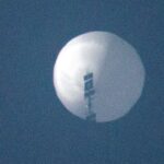 The so-called Chinese "spy balloon" that has caused an uproar in US mainstream media. Photo: Chase Doak via CNN.