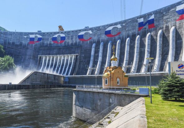 Sayano-Shushenskaya hydropower plant. Photo: Ilya Naimushin/Sputnik.