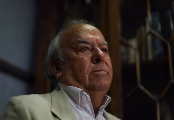 "Neruda was murdered and state agents intervened," said Rodolfo Reyes, the poet's nephew. Photo: Ailén Díaz/EFE.