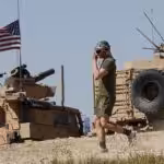 US occupation forces in Syria in April 2018. Photo credit: AP/Hussein Malla.