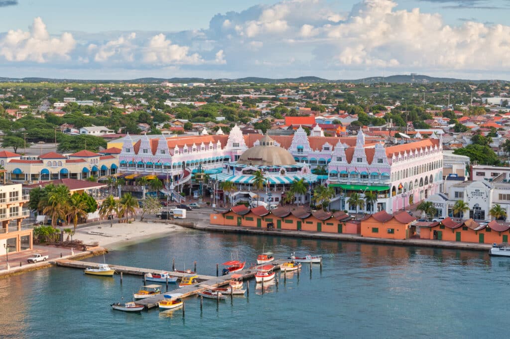 A view of Oranjestad, capital of Aruba. File photo.