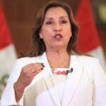 The de facto president of Peru, Dina Boluarte, announces her decision to withdraw the Peruvian ambassador to Mexico. Photo: Twitter/@presidenciaperu.