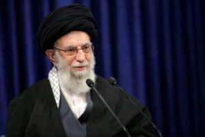 Iranian Supreme Leader Ayatollah Ali Khamenei delivers a televised speech in Tehran, Iran, January 8, 2021. Photo: Official Khamenei Website/Handout via Reuters atention/File Photo.