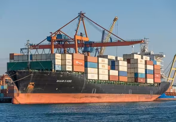 Iranian merchant ship Shahr E-Kord docked in the Istanbul port. Photo: A.Savin/Europa Press via Wikipedia/File photo.