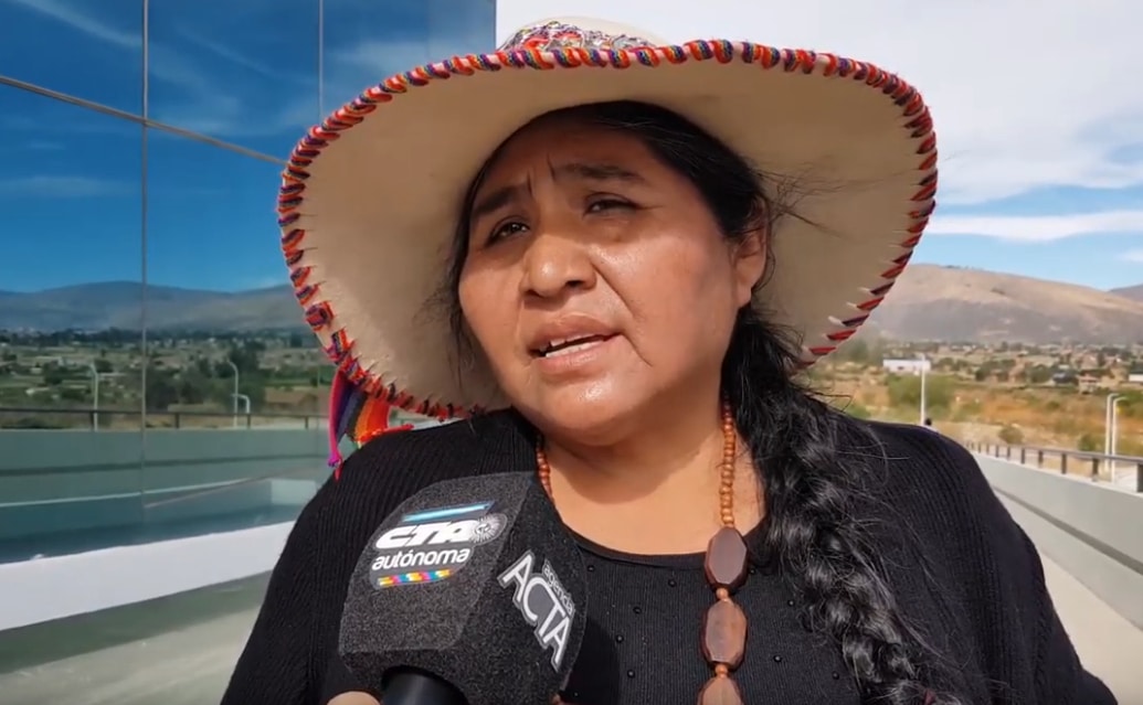 Lourdes Huanca Atencio, President of the Federation of Peasant, Artisan, Indigenous, Native and Salaried Women of Peru (FENMUCARINAP). Photo: Jero González/Cuzco, Perú.