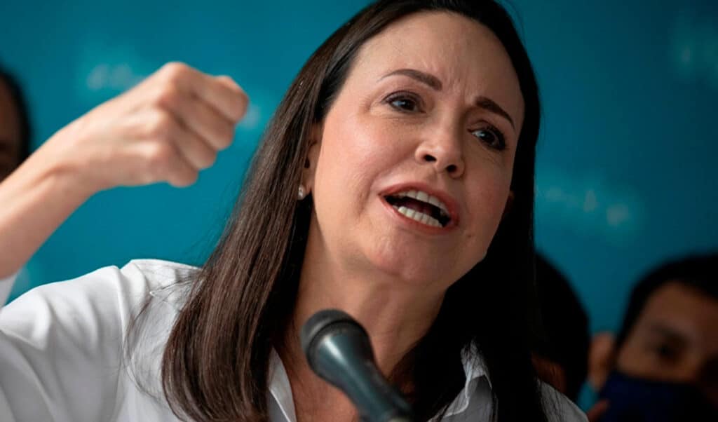 Venezuelan extreme right opposition politician María Corina Machado. Photo: La República.