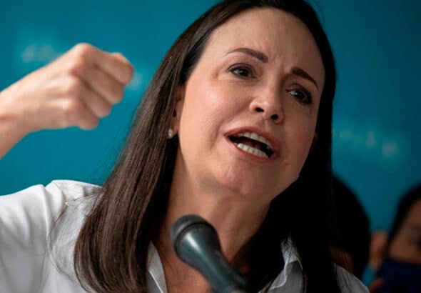 Venezuelan extreme right opposition politician María Corina Machado. Photo: La República.