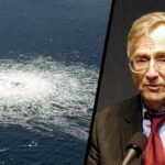 The wreckage of the Nord Stream pipelines (left), and journalist Seymour Hersh. Photo: Geopolitical Economy.