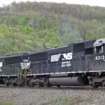A Norfolk Southern train. Photo: James St. John, Wikimedia Commons.