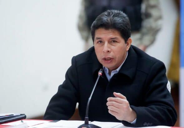 Ousted Peruvian President Pedro Castillo. Photo: RedRadioVE/File photo.