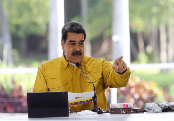 President Maduro at a government event. Photo: Presidential Press.