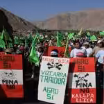 Protests begin against Tía María mining project. Photo: Diario Correo.