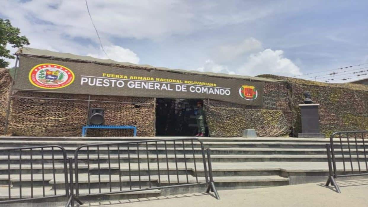 Presidential command post in Las Tejerias, Aragua state, built after the landslide affecting the region in the last quarter of 2022. Photo: Últimas Noticias/File photo.