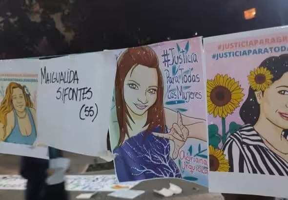 Venezuelan women demanded justice for femicides during last year's International Day for the Elimination of Violence against Women. Photo: Andreína Chávez Alava.