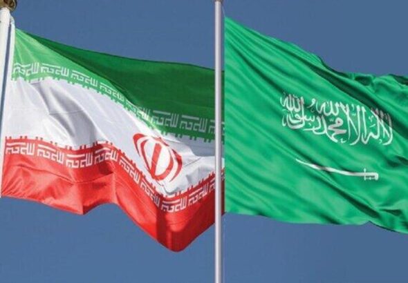 The flags of Iran and Saudi Arabia. Photo: File photo.