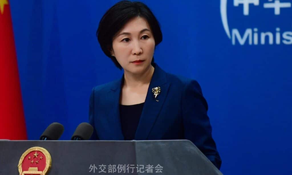 Chinese Ministry of Foreign Affairs spokeperson Mao Ning. File photo.