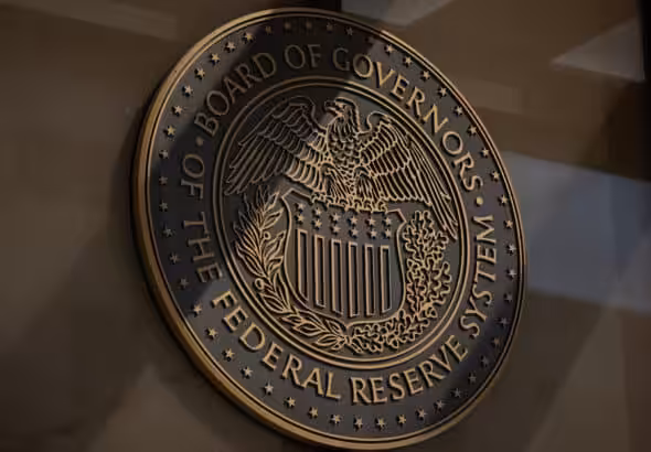 The emblem of the US Federal Reserve. Photo: Graeme Sloan/Sipa USA/Legion-Media.