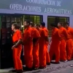 Detainees in the PDVSA-Crypto corruption case waiting to be charged for different crimes. Photo: VTV video footage capture.