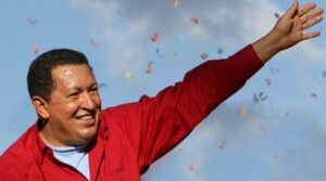 President Hugo Chavez during a presidential campaign. Photo: PSUV.