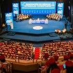 Graduation ceremony of medical professionals of Hugo Chávez Frías University of Health Sciences and Doctor Salvador Allende Latin American School of Medicine, Caracas, March 10, 2023. Photo: Presidential Press.